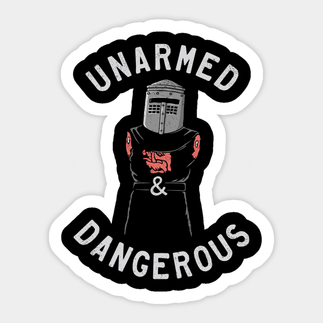 Armless But Not Harmless Sticker by shadyjibes